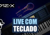 Como Fazer Live Com Qualidade Usando o Teclado e Microfone | Casio MZ-X500